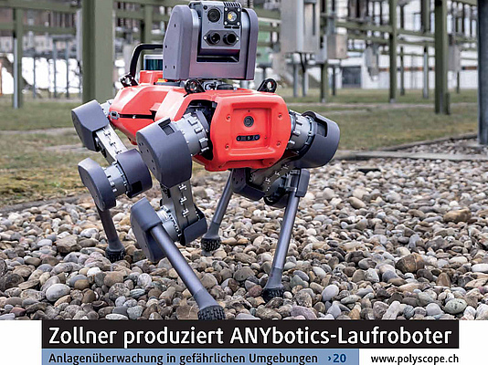 Ein Vierbeiniger Laufroboter von Anybotics