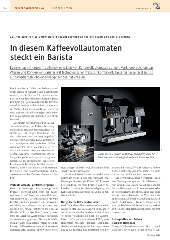 Artikel über Kaffeevollautomaten