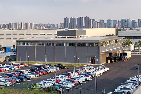 Die neue Lagerhalle in Taicang